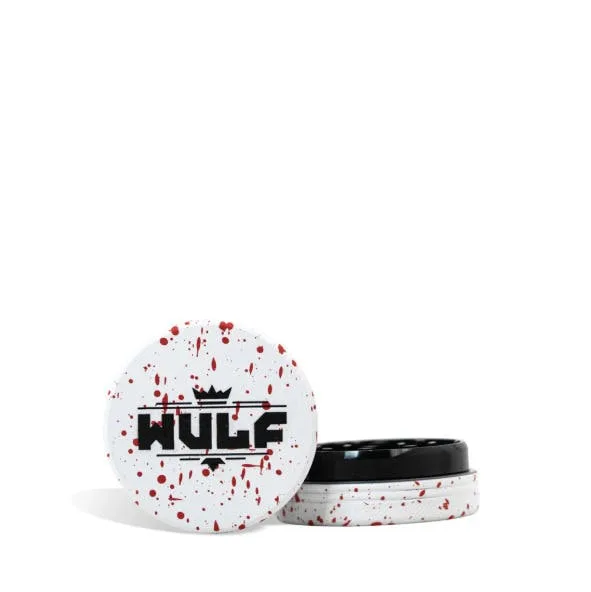 2PC 65mm Splatter Grinder - White & Red Splatter