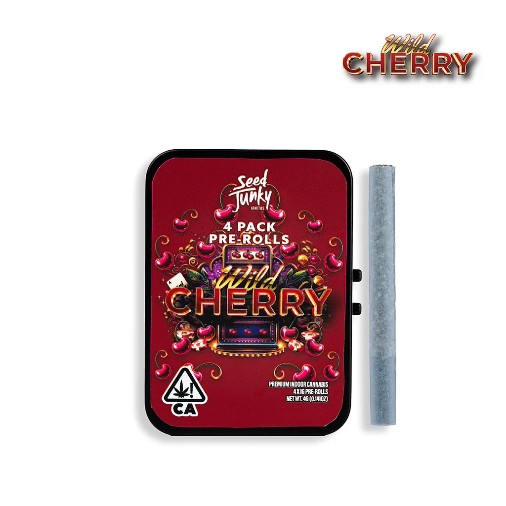 Seed Junky | Wild Cherry | Joints | 1g each | 4pk