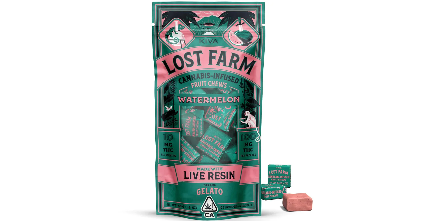 Watermelon | Gelato| Chews | 100mg THC
