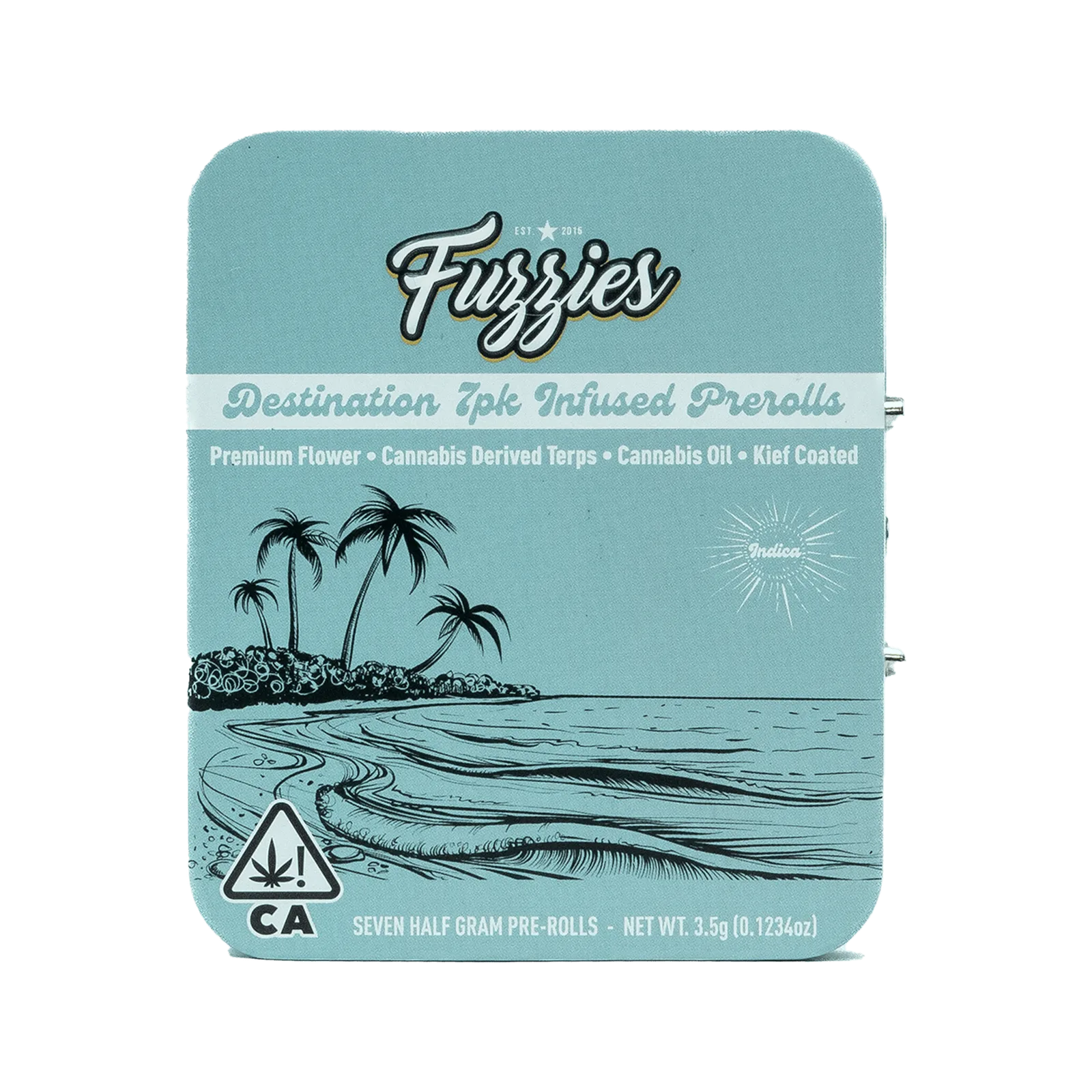 Fuzzies | Destination | Pacific Blue | Infused Joints | 0.5g each | 7pk