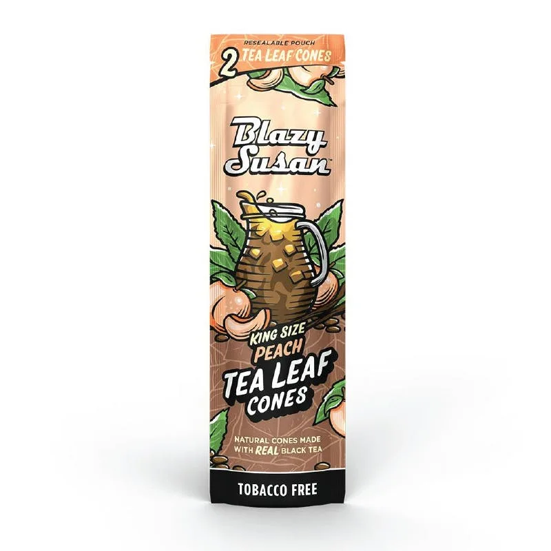 Blazy Susan - Peach Tea Leaf Cones King Size 2pk