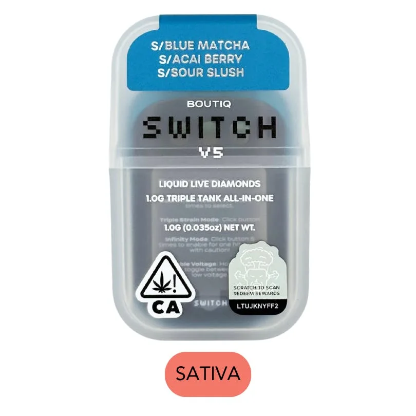 Boutiq - Live Resin Triple - Blue Matcha x Acai Berry x Sour Slush - RTU - 1.0g