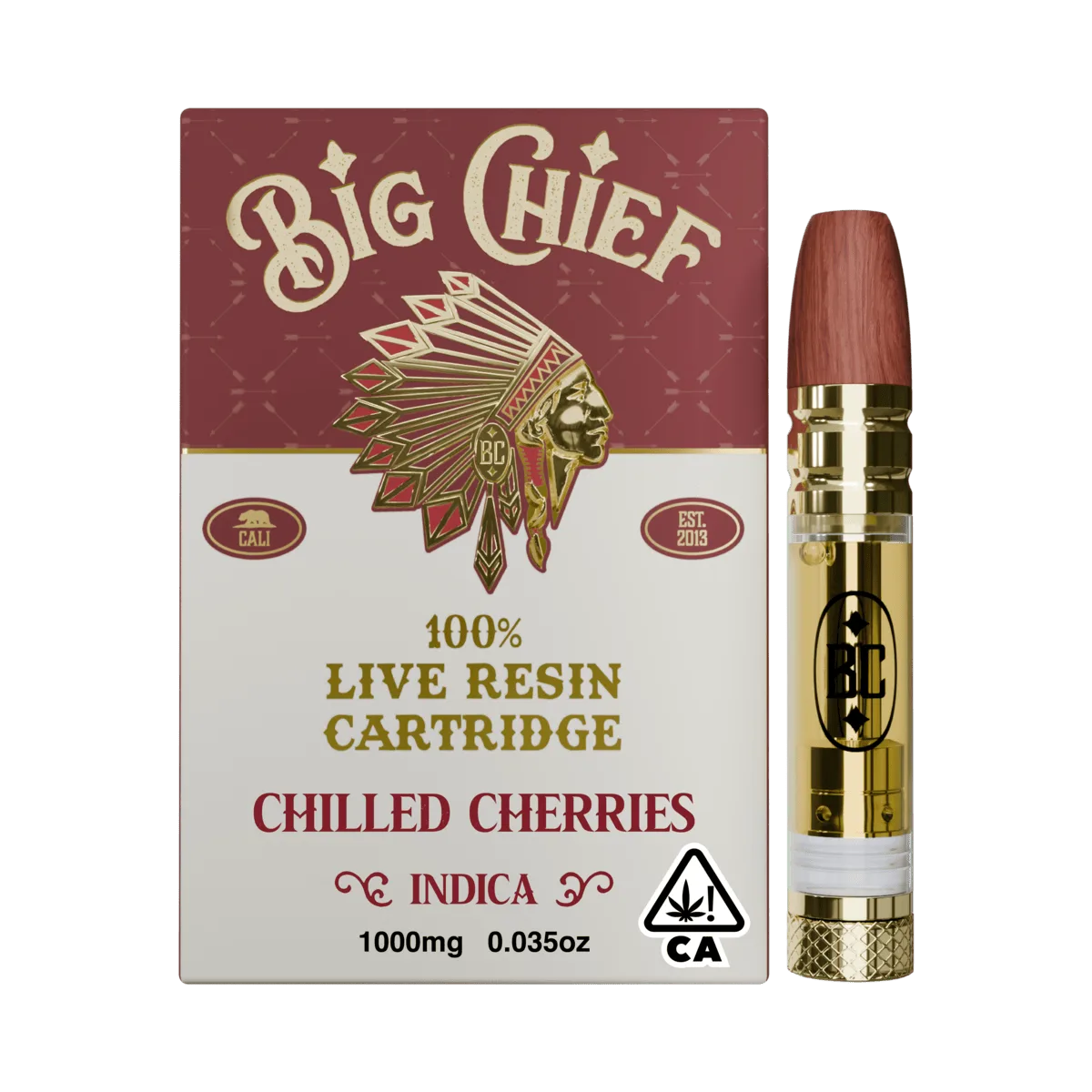 Big Chief | Chilled Cherries | Live Resin Cartridge | 1g