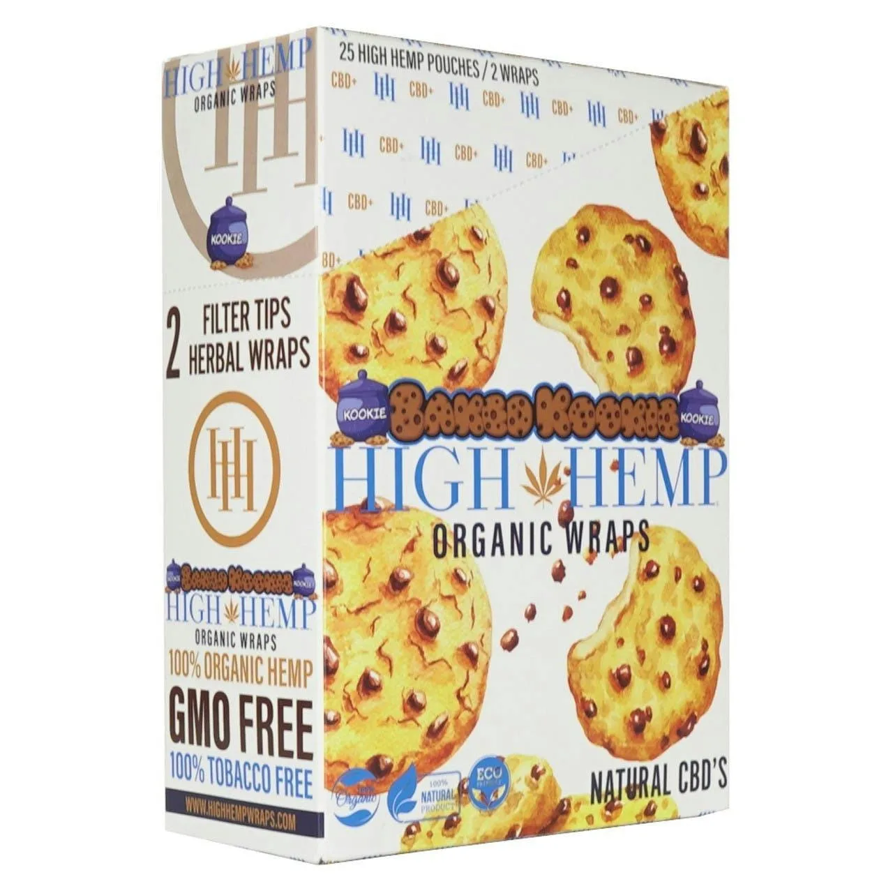 HIGH HEMP - Baked Kookies Hemp Wraps - 75 items