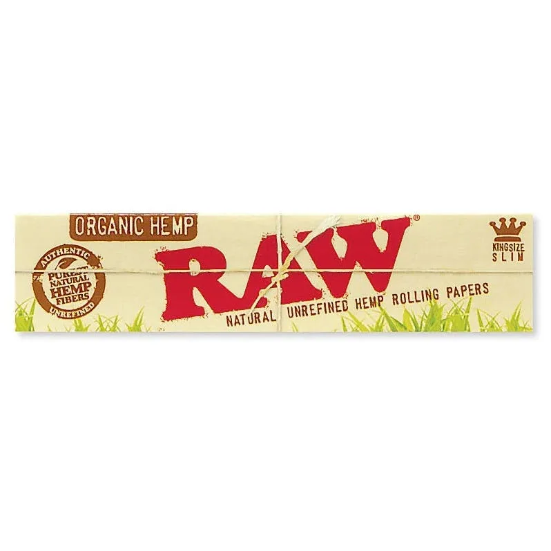 Raw - Raw - Organic Hemp Papers Kingsize Slim - 32 Sheets
