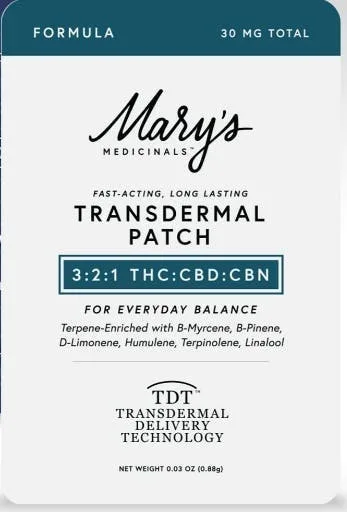 Formula (3:2:1) Transdermal Patch (CO)