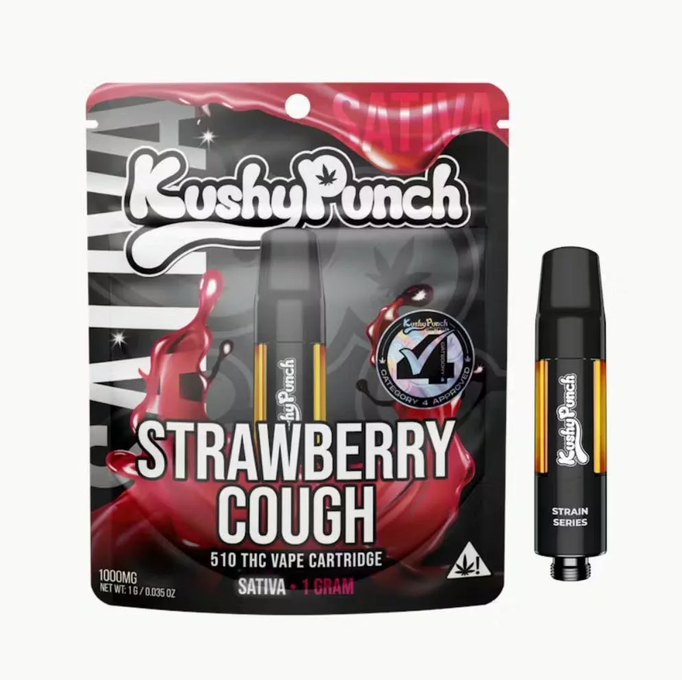 Kushy Punch CA - 1G Kushy Punch 510 Vape Cart - Strawberry Cough (SATIVA)