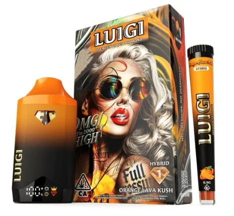 Orange Lava Kush V6 Disposable 1g