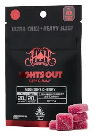 Midnight Cherry Gummies 1:1 THC:CBN