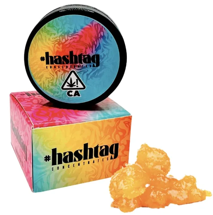 1g Hashtag Cured Resin - Gelato 65%