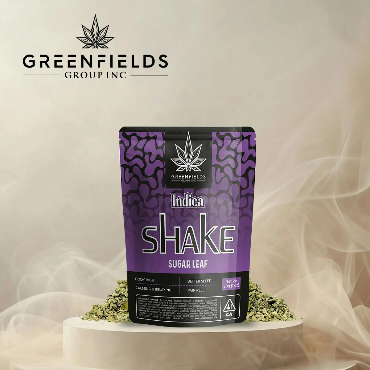 Paradise | 28g Sugar Leaf Shake | Indica