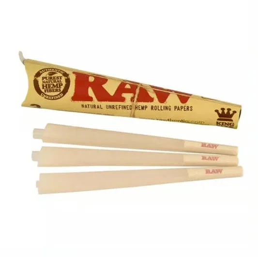 Raw - Organic Cones 3 Pack King Size
