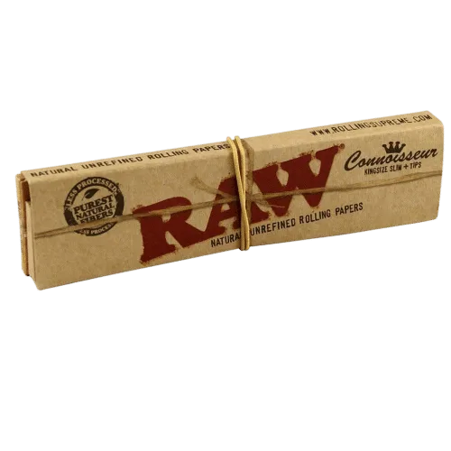 RAW - Classic RAW Connoisseur Kingsize Slim + Tips Rolling Papers