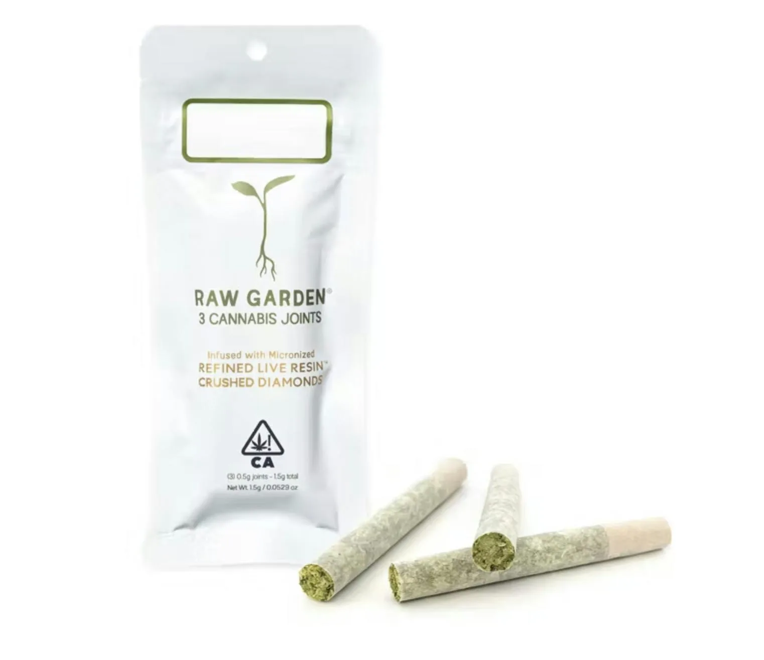 Certified Runtz 2.5g $31 Raw Garden Pre-Roll