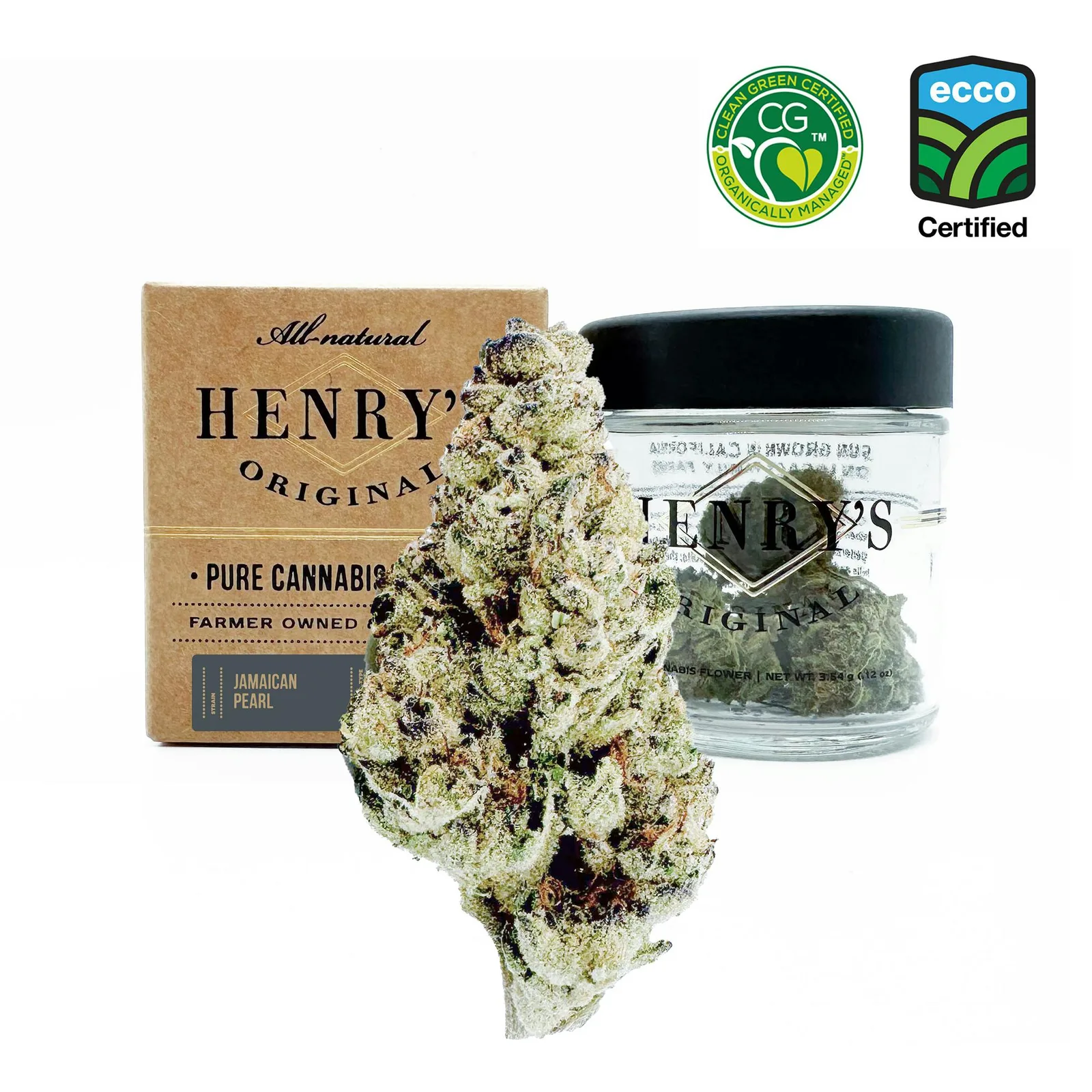 Henry's Original | Jamaican Pearl | Jar Big Buds | 3.5g