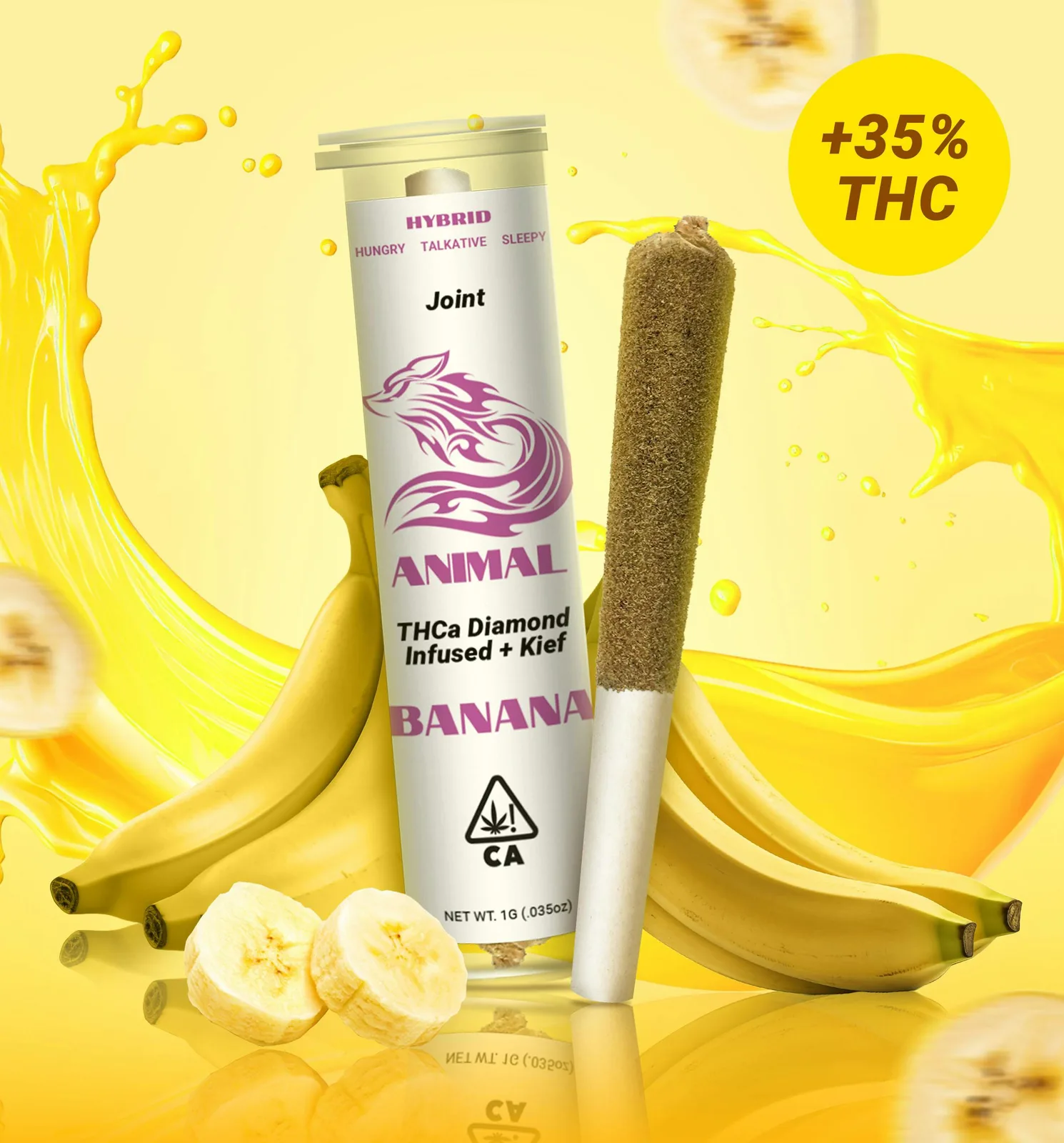 1g BANANA / THCa Diamond infused Joint