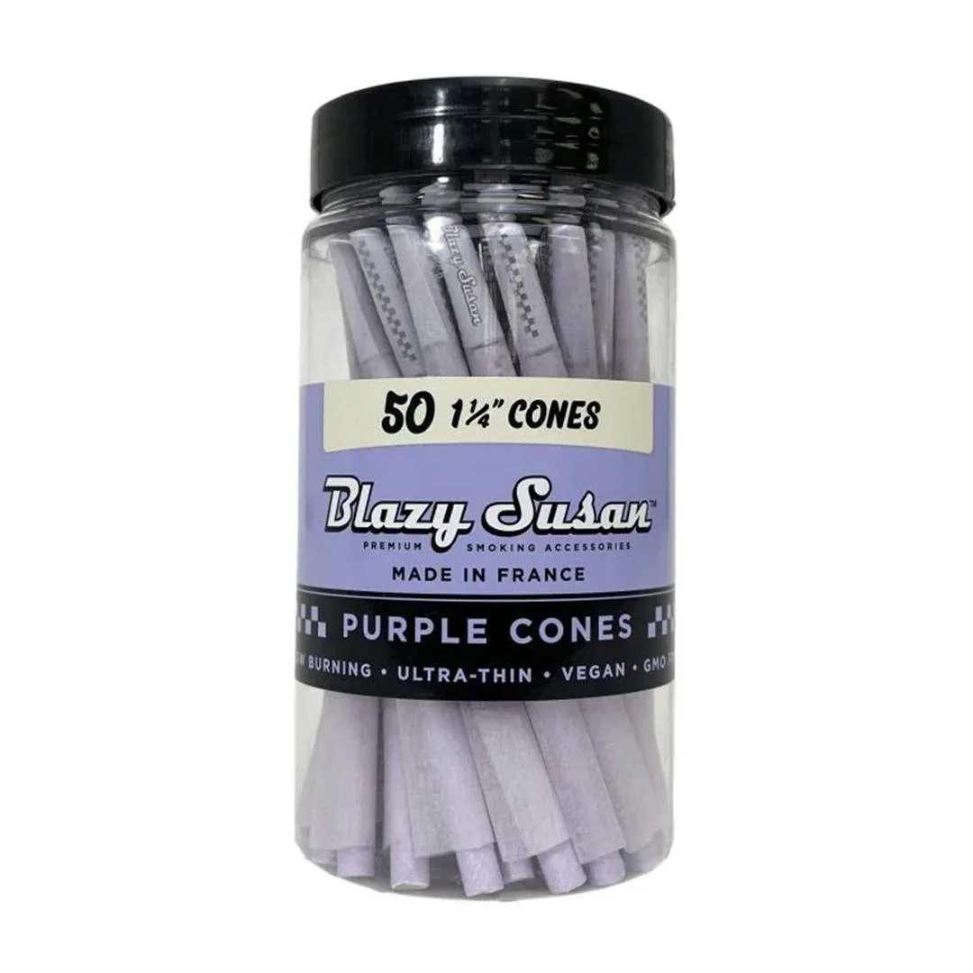 PURPLE CONES 1 1/4 (50PK) - BLAZY SUSAN