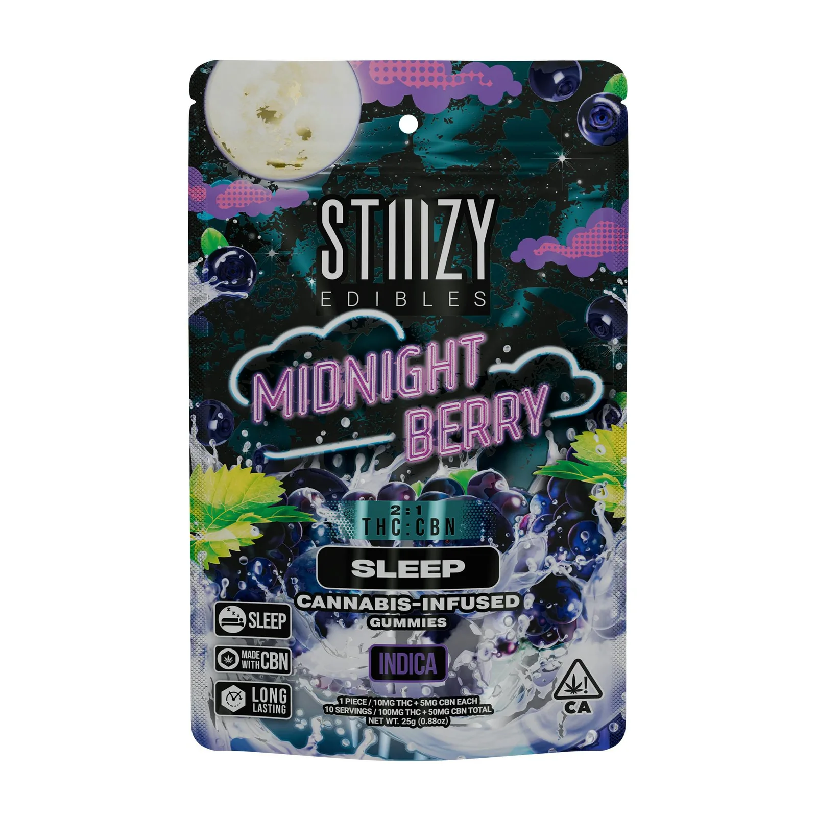 Midnight Berry CBN | Live Resin Gummies | STIIIZY