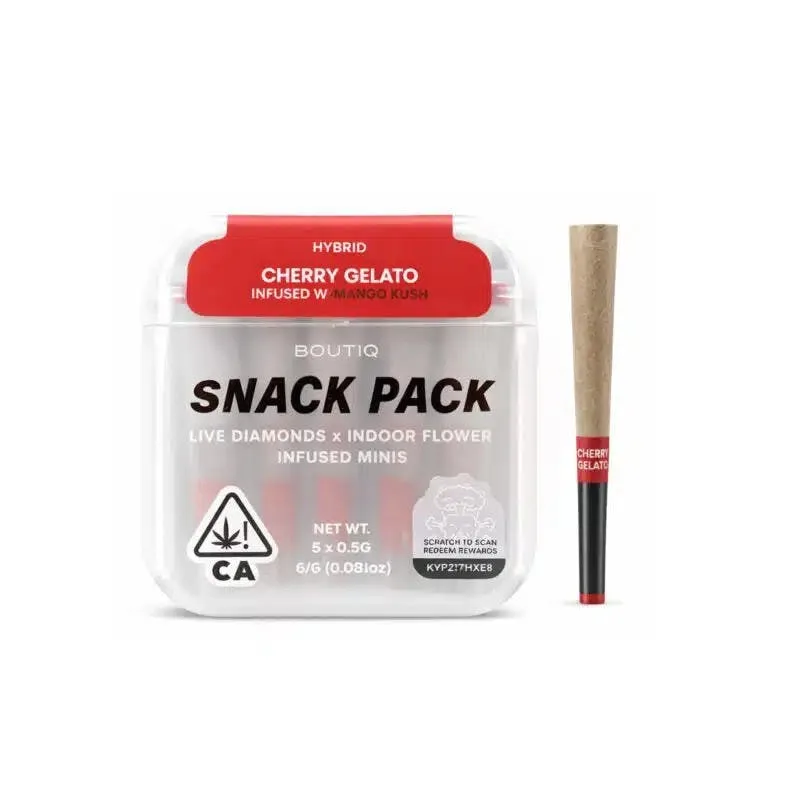 Boutiq | Cherry Gelato x Mango Kush Diamonds SP | Infused Minis | 5pk
