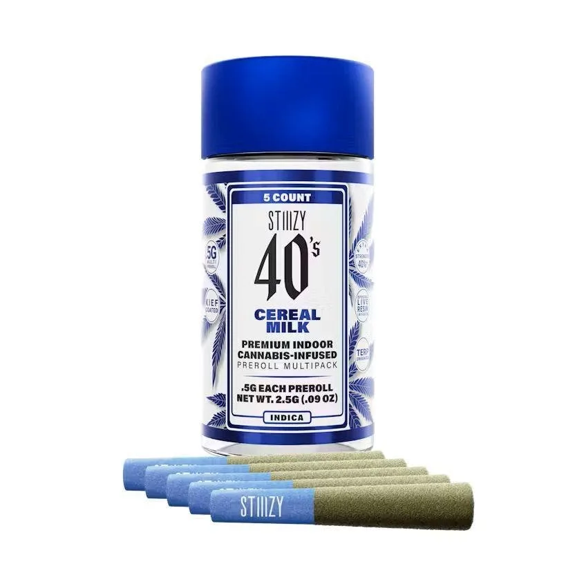 CEREAL MILK - .5G 40's Infused Preroll 5 Pack