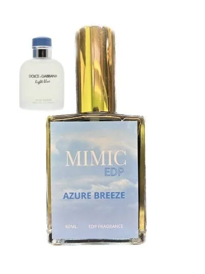 Azure Breeze Cologne - Inspired by Dolce & Gabbana Light Blue 2ml (Tester Size)