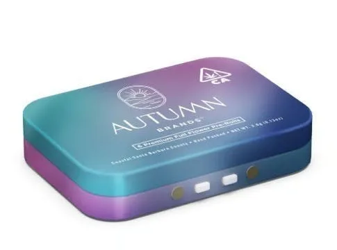 Kiva - $27.77 Autumn Preroll 6pk Indica G-Runtz