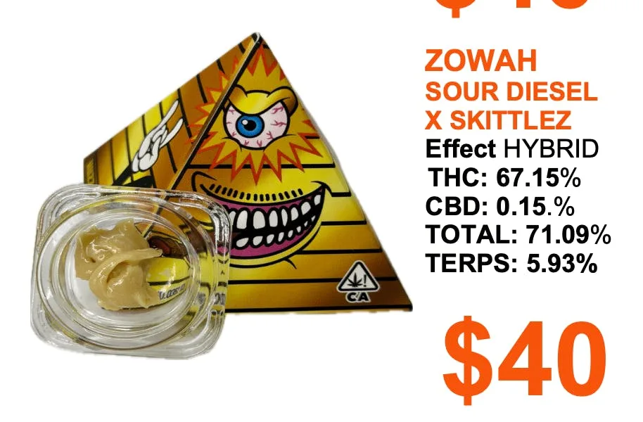 Huzzah Cannabis Co. - Zowah - 1 gram