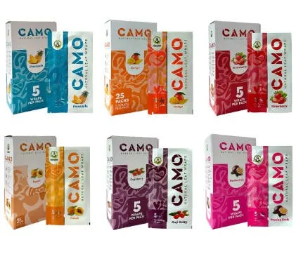 Afghan Hemp Grape Camo Chamomile Mate Wraps 5ct