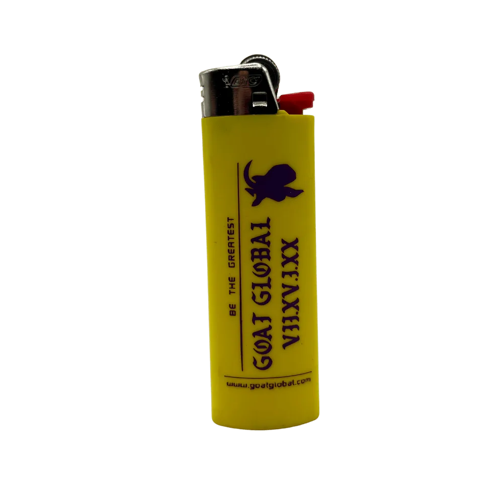 GOAT GLOBAL | YELLOW/PURPLE GOAT LIGHTER