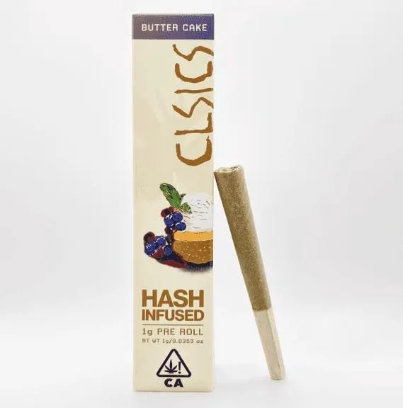 CLSICS 1G Butter Cake Hash Infused Preroll