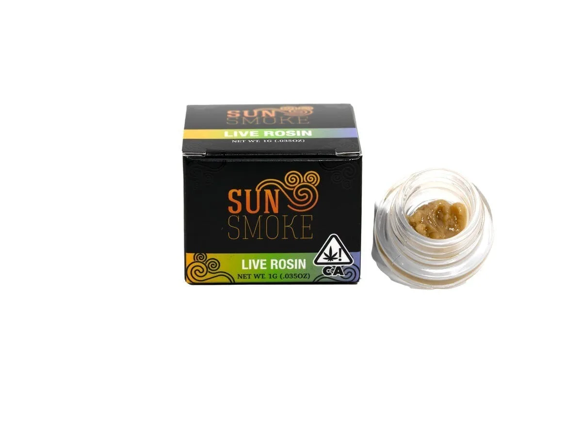 SunSmoke | Blueberry Bliss | Live Rosin | Solventless | Fresh Press | 1g