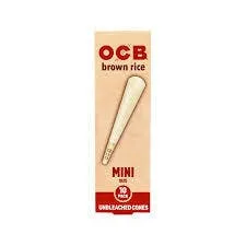 OCB - BROWN RICE - (Mini Cones) 10 PACK