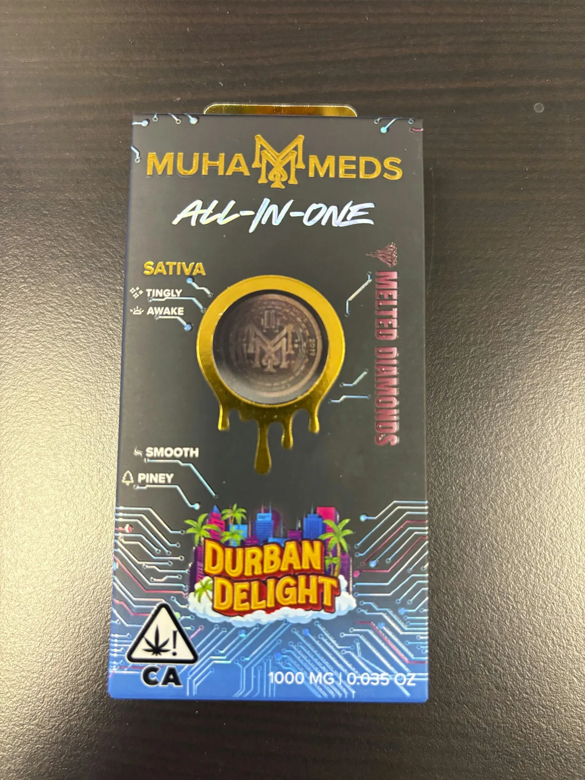 Muha Meds | Durban Delight | Melted Diamonds Disposable | 1g