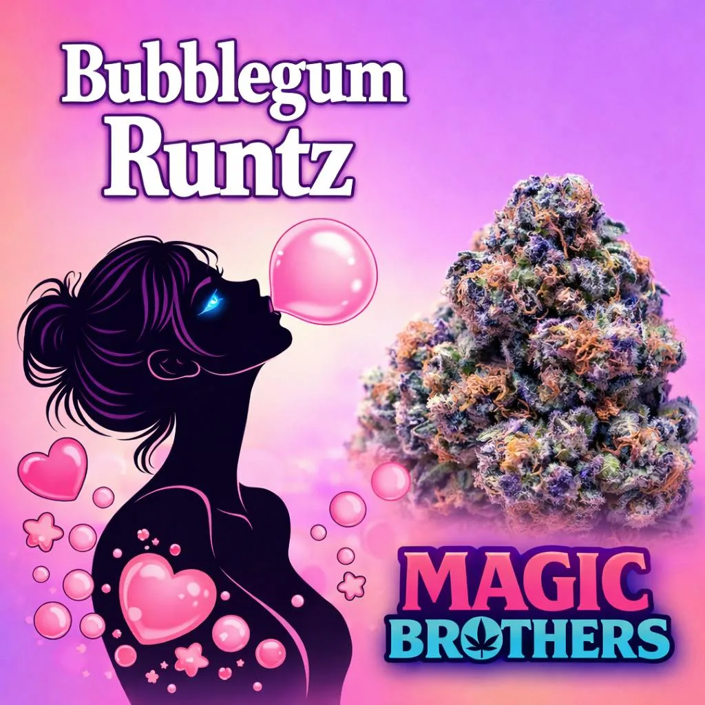 Bubblegum Runtz - 14g. 1/2. Top Shelf Indoor Flower