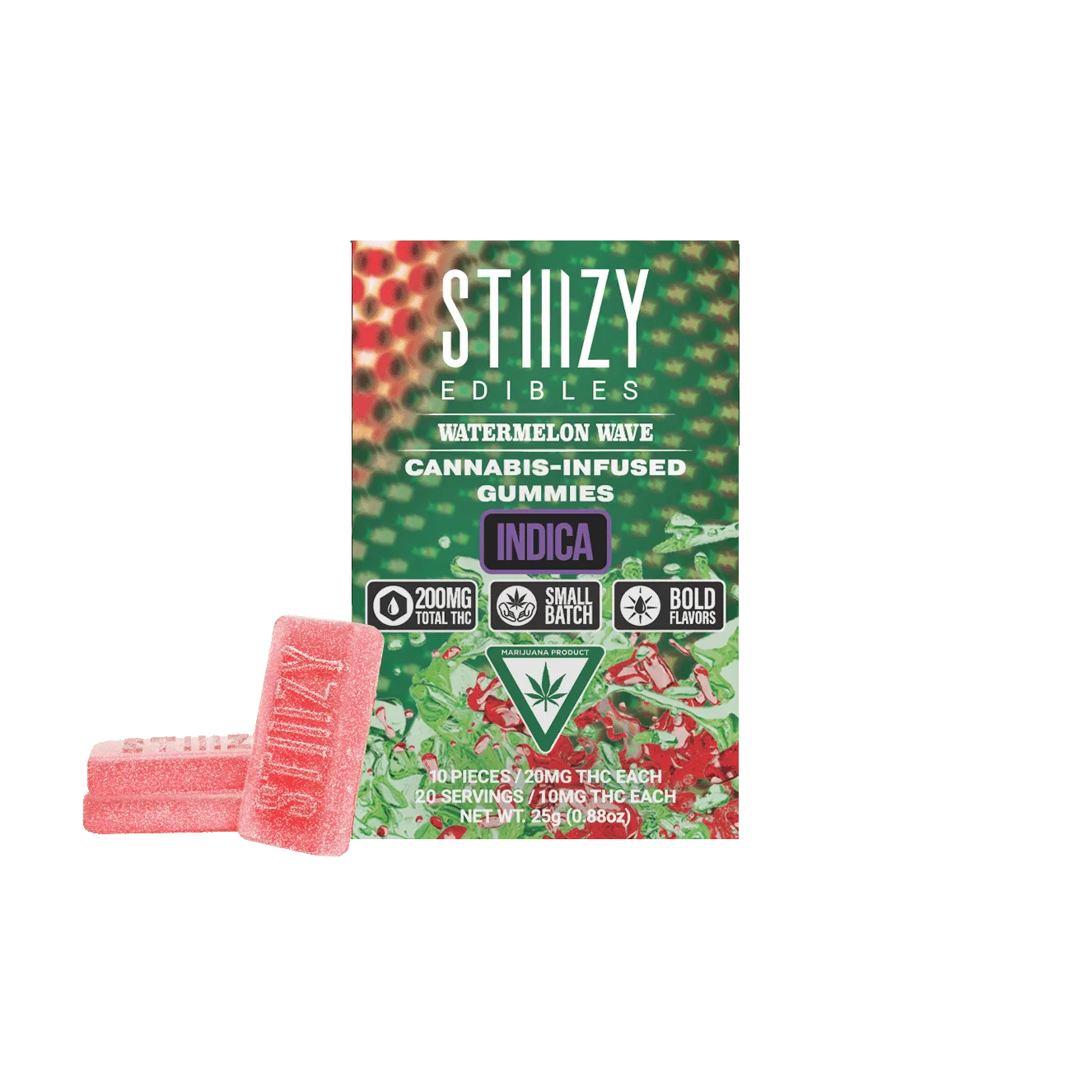 WATERMELON WAVE - Gummies 200mg THC Edibles
