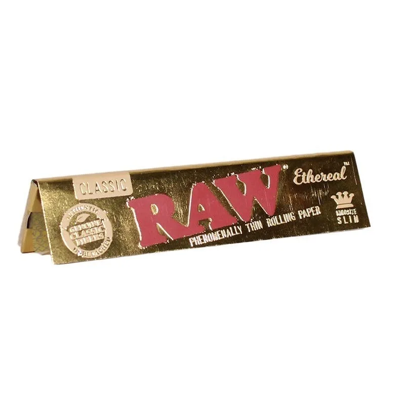 Raw- Ethereal Phenomenally King Size Slim Thin Rolling Paper