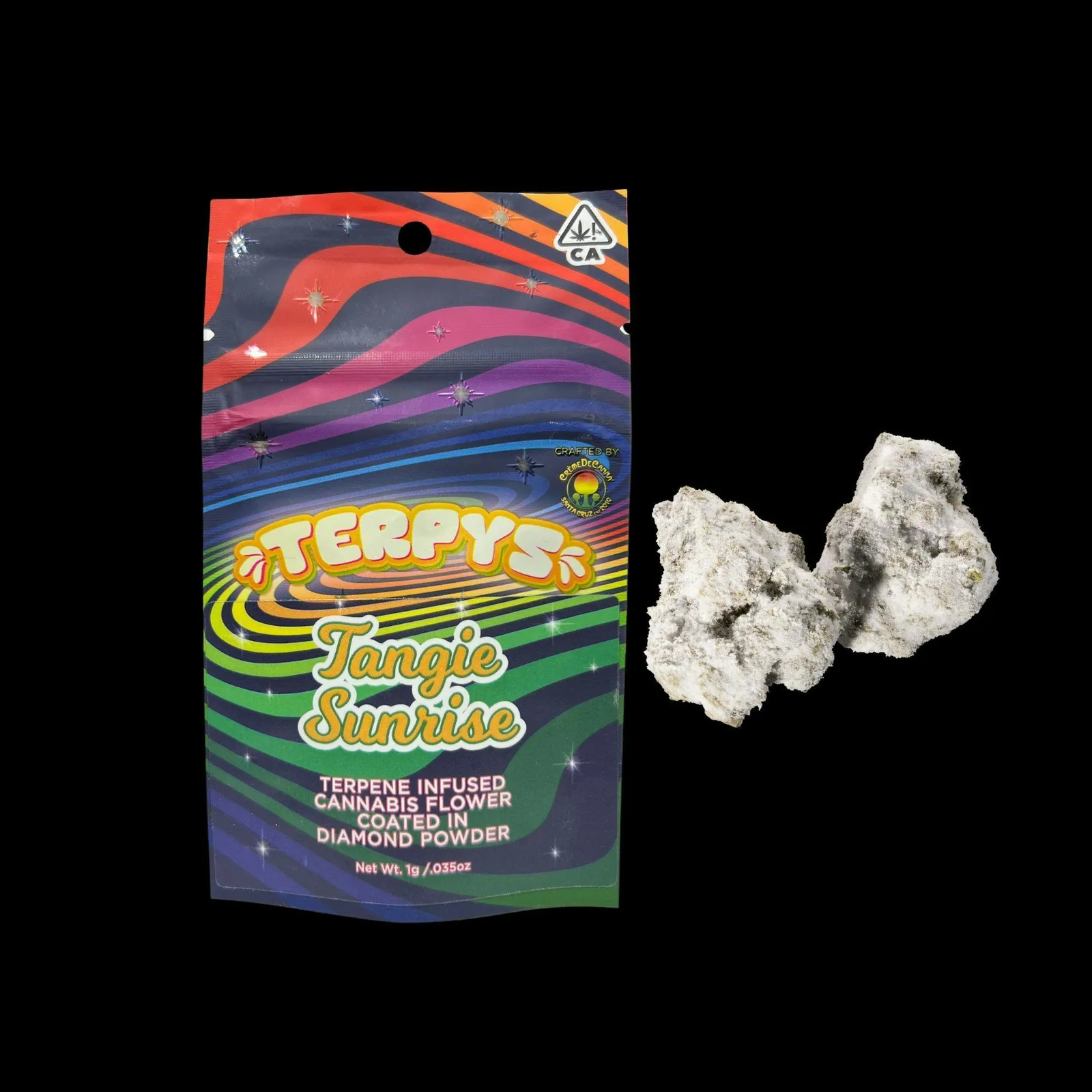Creme De Canna Terpys Diamond Infused Flower - Tangie Sunrise - 1g - (S)