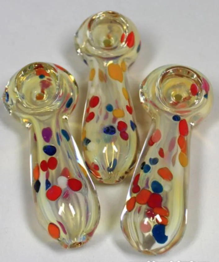 Deja Vu - 3.5'' Color Full Dots Art Hand Pipe (8)