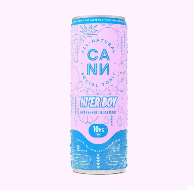 Grapefruit Rosemary - 40MG THC 12OZ Hi-er Boy 4PK