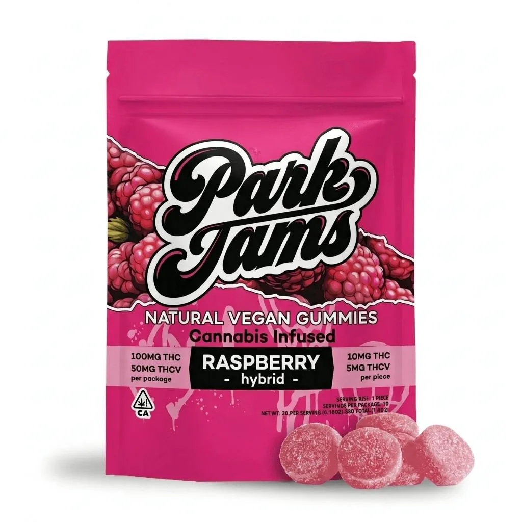 PARK JAMS - Raspberry THC:THCV 2:1 Gummies 100:50mg