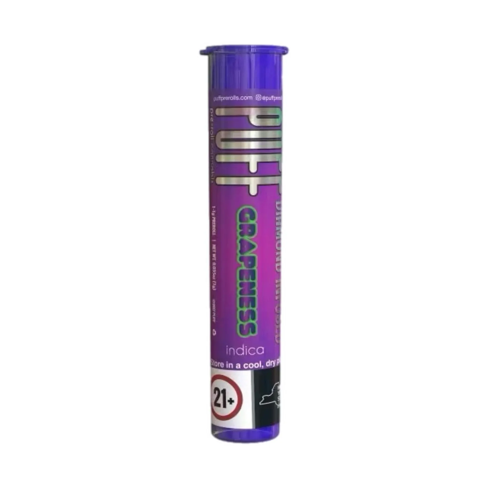 PUFF - GRAPENESS - DIAMOND INFUSED - PREROLL - 1G - INDICA