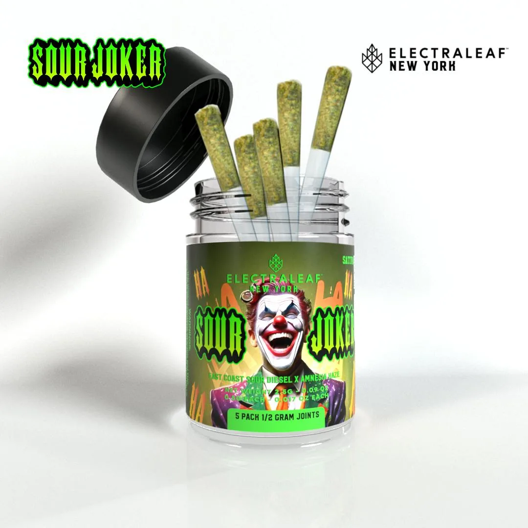 ELECTRALEAF - SOUR JOKER - SATIVA 5PK PREROLLS