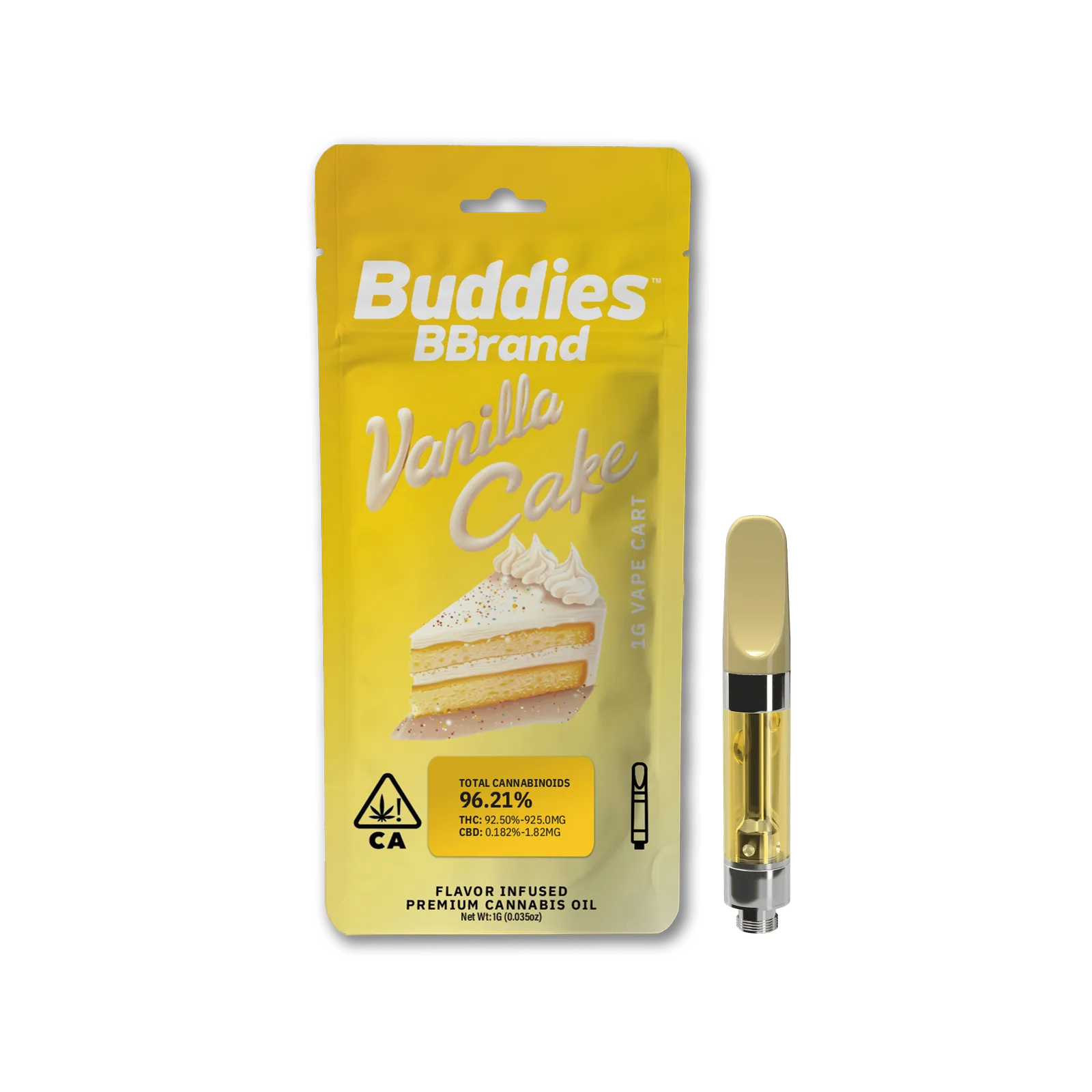 BBrand Vanilla Cake 1g Vape Cart
