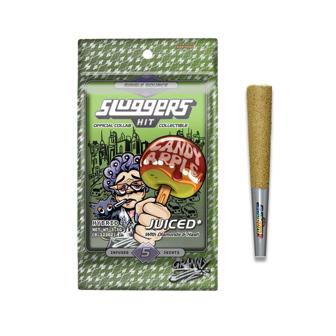 Sluggers - Infused Preroll - 3.5g 5pk - Candy Apple