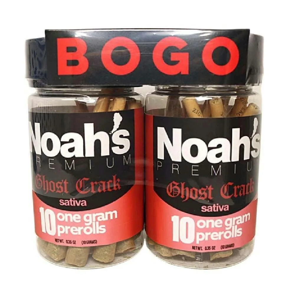 Noahs Premium - Ghost Crack - BOGO 10pk Prerolls - 20g