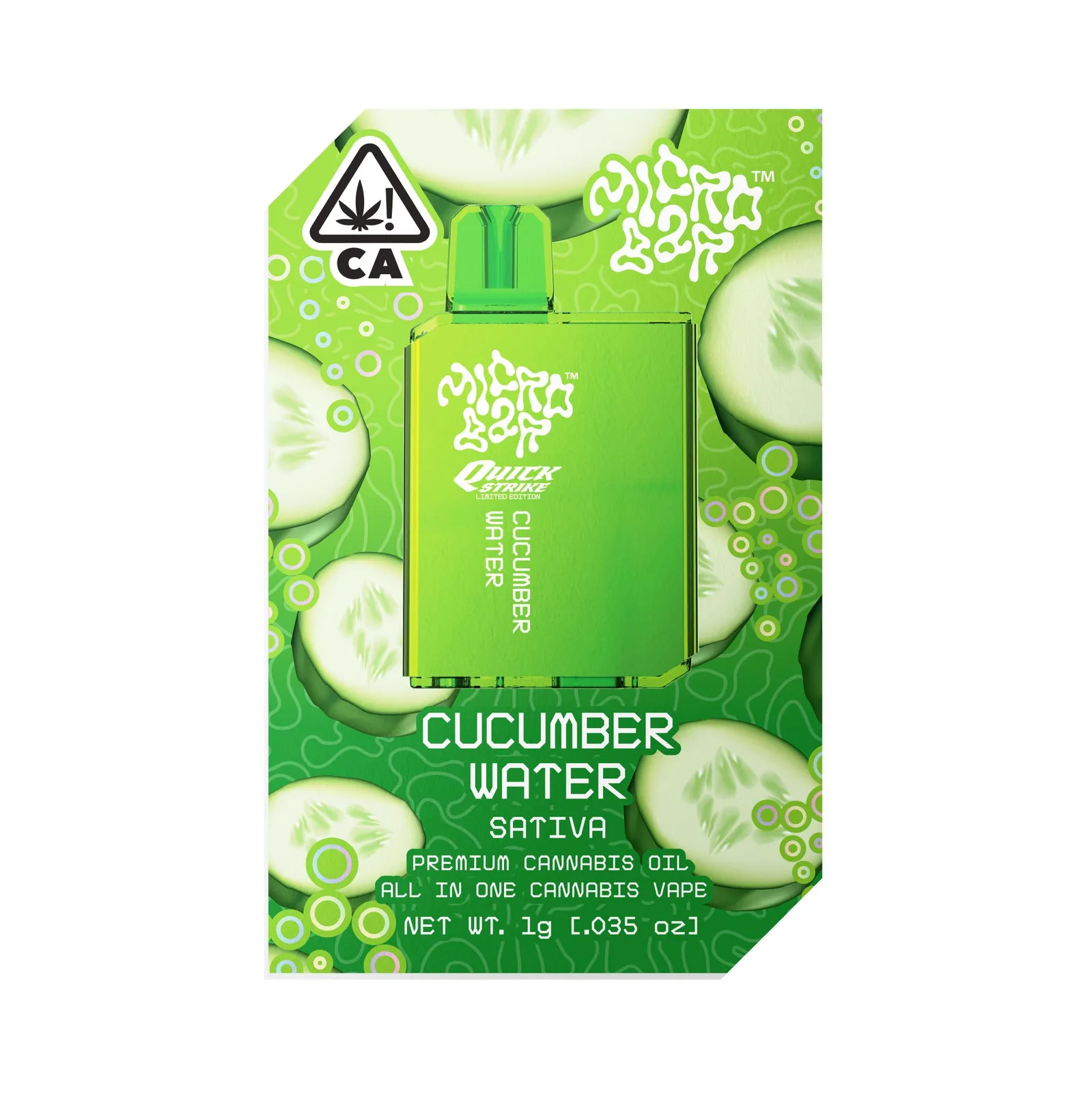 Cucumber Water (Sativa) - 1g AIO