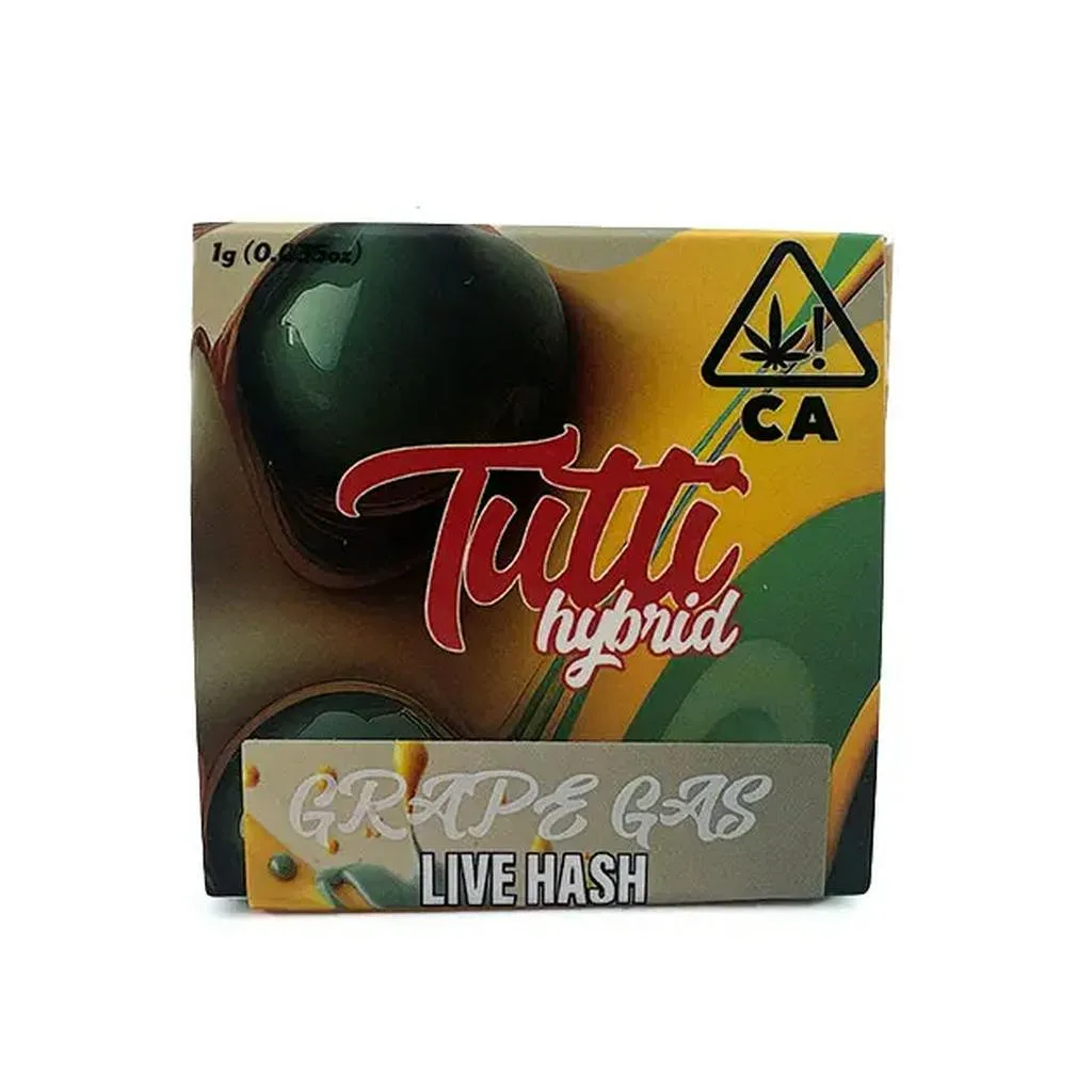 TUTTI - LIVE HASH - GRAPE GAS 1G