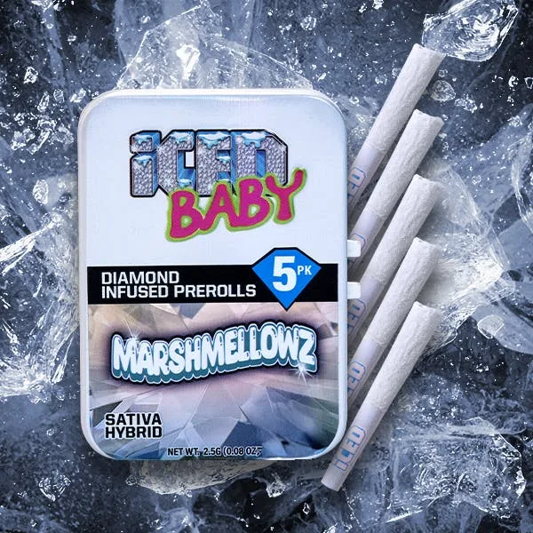 ICED - Infused Preroll - 0.5g 5pk - Marshmellowz