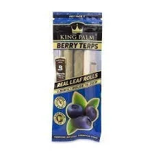 King Palm - Mini Berry Terps Palm Leaf Wrap - 2 Pack - 2 Pack Blunt Wraps