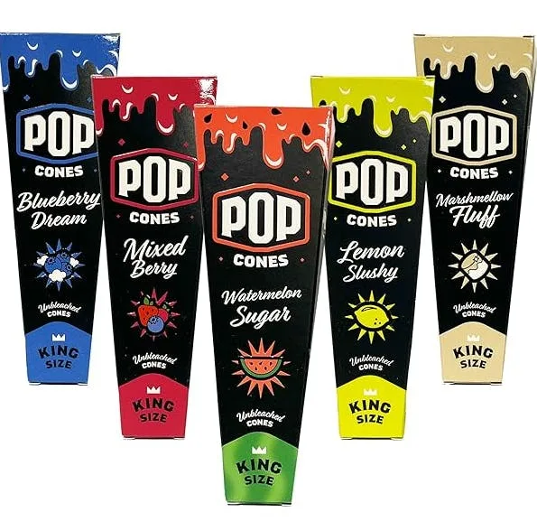 POP CONES KING SIZE 3PK